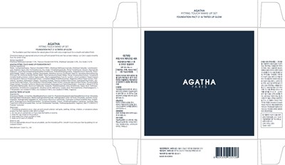 agatha fitting touch make up set carton.jpg Image of carton - agatha fitting touch make up set carton